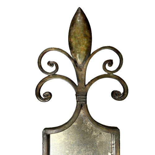 Italian Scroll Iron Mirror