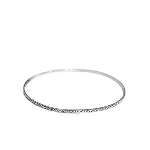 Vintage Sterling Silver Bangle