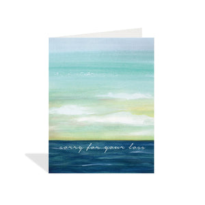 Sympathy Watercolour Card