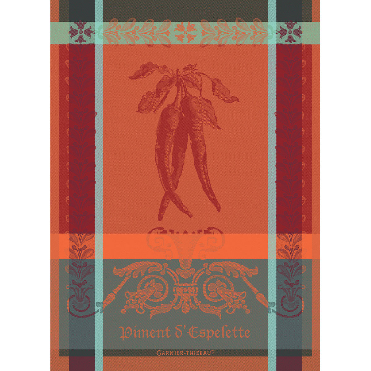 Piment D'Espelette Epices Garnier Thiebaut French Tea Towel