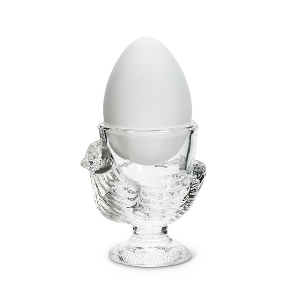 Glass Chicken Egg Cup