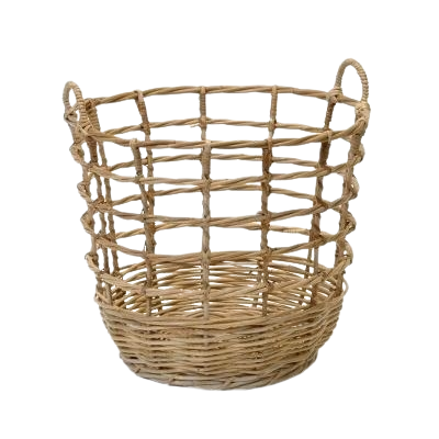 Rattan Open Weave Basket