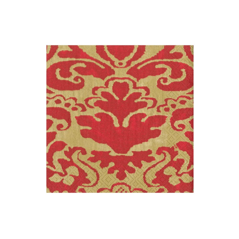 Cocktail Napkins - Palazzo in Red