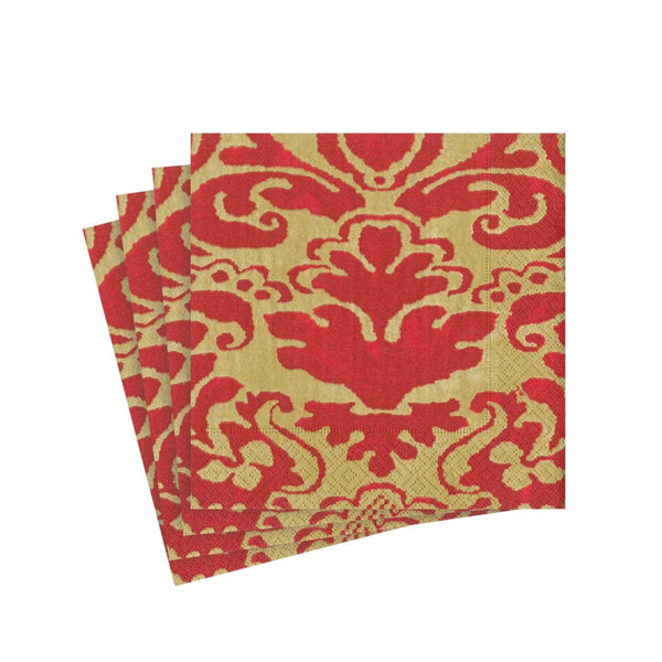 Cocktail Napkins - Palazzo in Red