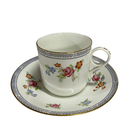 Vintage Floral Cup & Saucer