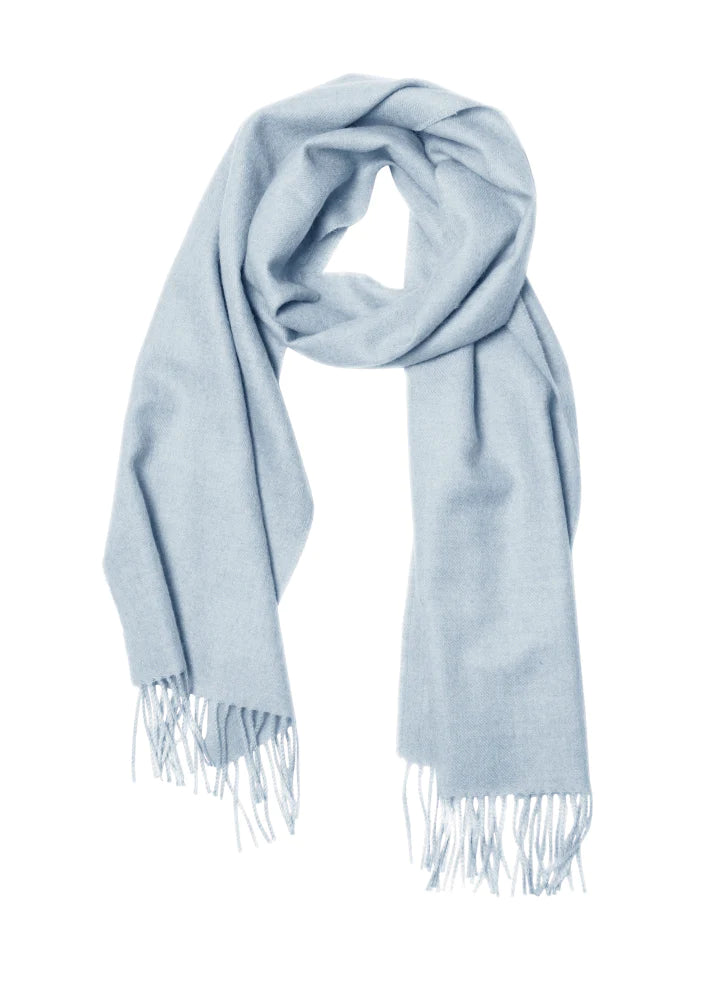 Baby Alpaca Scarf - Mineral Blue