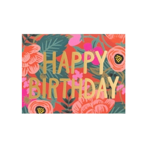 Poppy Happy Birthday Card