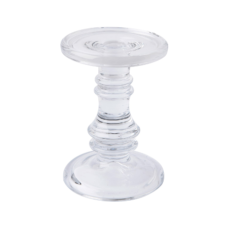 Tall Glass Candle Holder