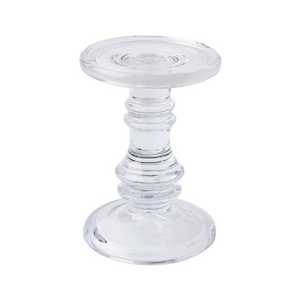 Tall Glass Candle Holder