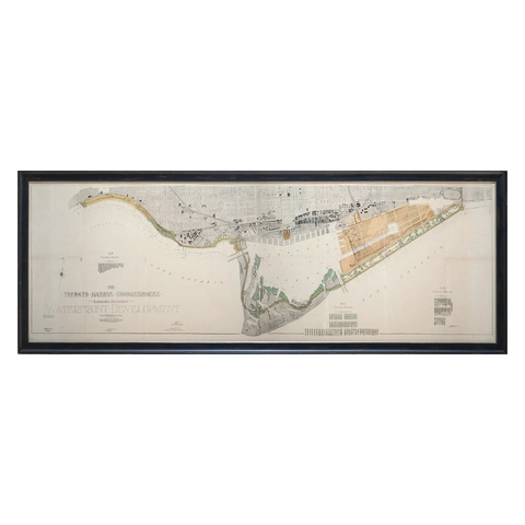 Toronto Waterfront 1912 Map