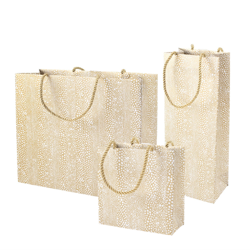 Pebble Gold Gift Bag