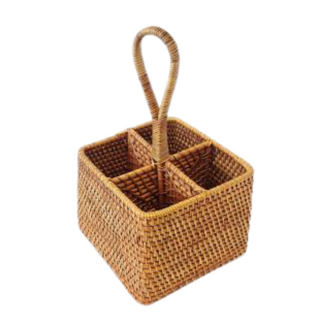 Rattan Basket Caddy