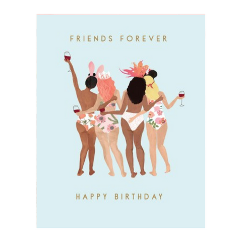 Friends Forever Happy Birthday Card