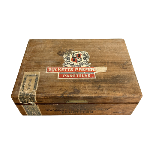 Brown Vintage Book Style Box with Dividers