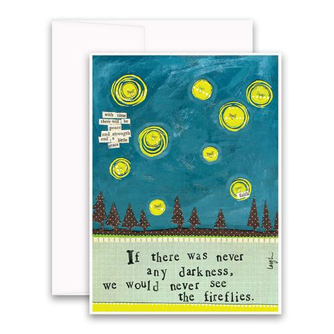 Fireflies Greeting Card